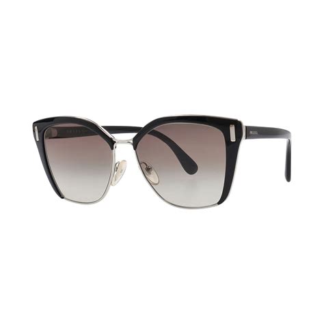 prada sole spr 56|PRADA Sunglasses SPR 56T Black .